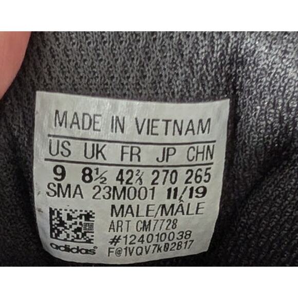 Adidas Terrex AX2R Men’s Size 9 Hiking Shoes Black Comfort Trail Sneakers CM7728 - Picture 8 of 9